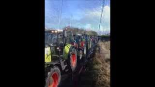 preview picture of video 'North Galway Tractor Run In aid of Palliative Care arus mhuire Tuam.'