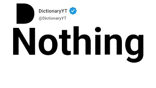 Nothing Antonyms | Opposite Words 