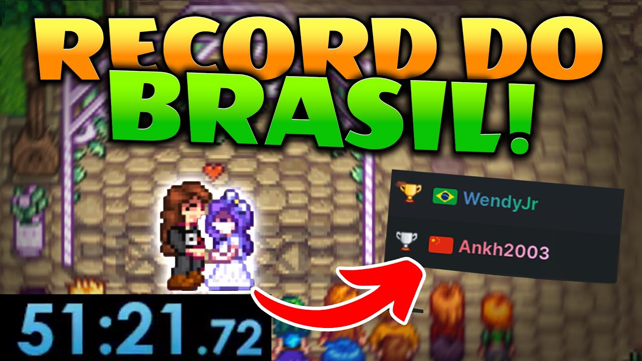 Como Eu Consegui um RECORD MUNDIAL de Speedrun de Stardew Valley!