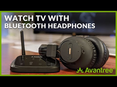 How to use the Avantree HT5009 Wireless Headphone and Transmitter Set with TV