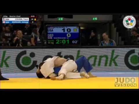 JUDO 2014 Grand Prix Düsseldorf: Travis Stevens (USA) road to GOLD!