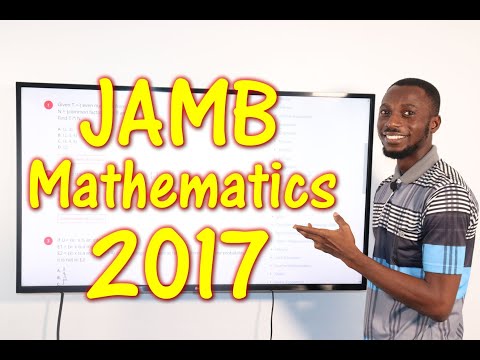 JAMB CBT Mathematics 2017 Past Questions 1 - 12