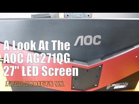 A Look At The AOC Agon AG271QG 27" LED Screen