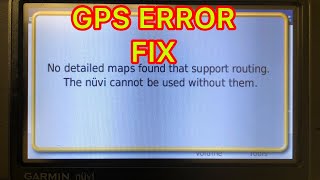 No detailed maps found that support routing.the nuvi cannot be used without them!!!