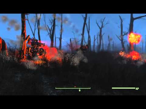 Fallout 4:  Sentry Bot Battle