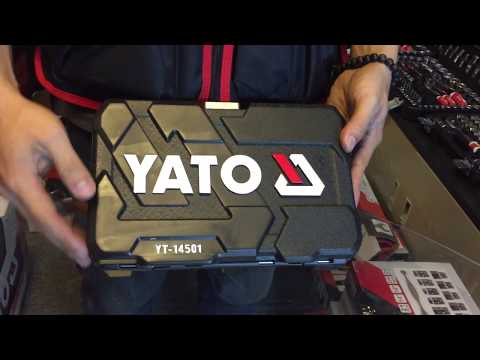 Yato sukimo antgalių ir galvų su terkšle rinkinys 56 vnt YT-14501 video
