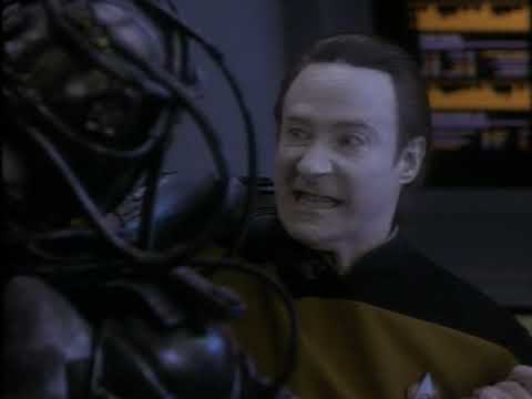 The Away Team Encounter a New Borg Collective