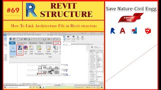 #69.How To Link Architecture File in Revit structure.| Revit Structure For Free
