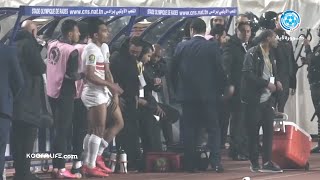 مثير شاهد كيف عاش كارتيرون و دكة بدلاء الزمالك أخر لحظة من مباراة الترجي