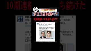 30年勝ち続けた安住王国崩壊か？#shorts #政治 #選挙 #自民党 #安住淳 #政局