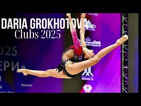 Daria GROKHOTOVA Clubs 2025 - Exact Cut - Music For RG Rhythmic Gymnastic #120 