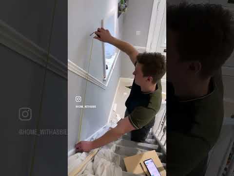 D I Y stair panelling 👀🛠️