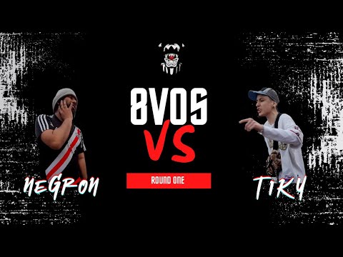NEGRON VS TIKI 8VOS - (ROUND ONE FREESTYLE #1)