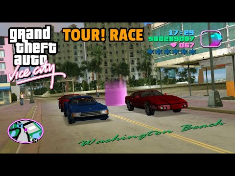 GTA Vice City 100% Completion - Tour Race