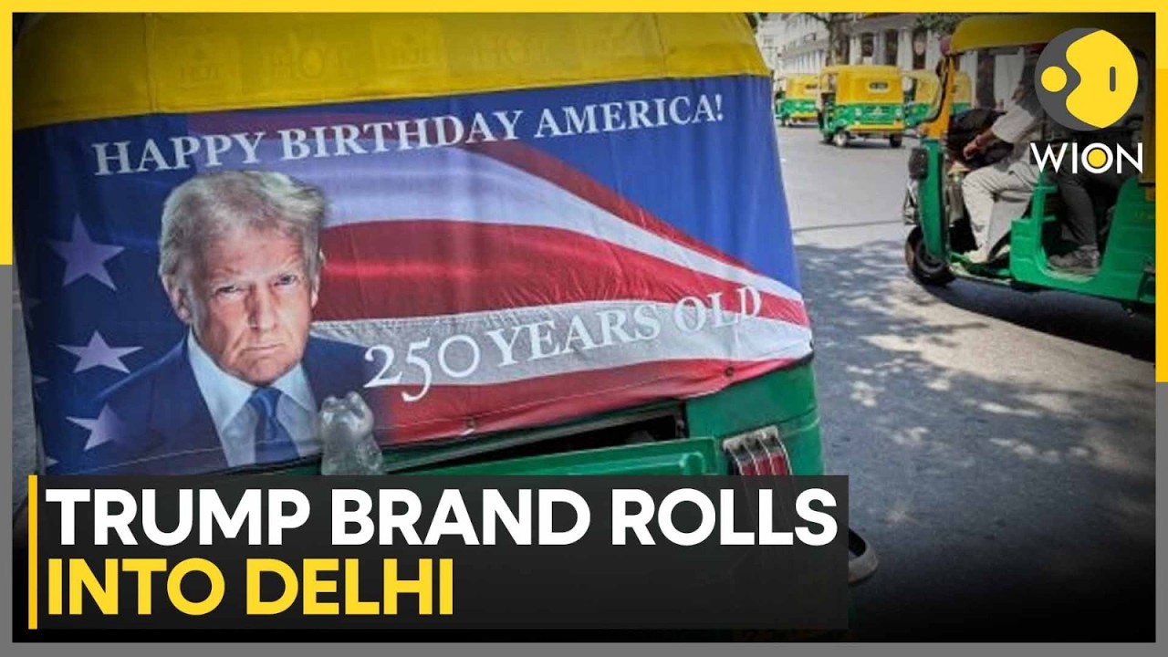 Trump-Branded Rickshaws Make Buzzworthy Debut in Delhi | WION