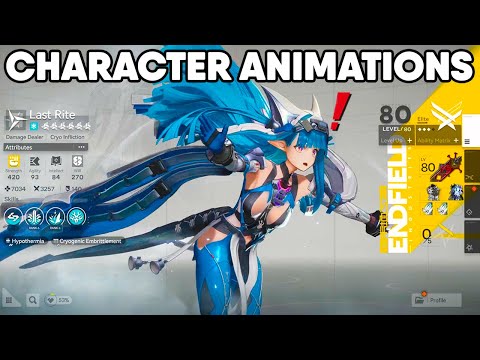 All 23 Character Menu Animations in Arknights: Endfield