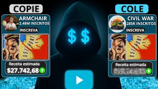 🔥Clonei o Canal Dark que Fez 85 Mil Inscritos em 3 Meses (Usando IA Grátis)