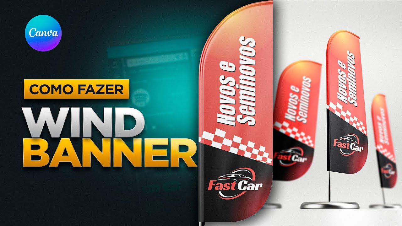 Como Fazer o Bandeira Wind Banner no Canva [Várias Dicas e Conselhos]