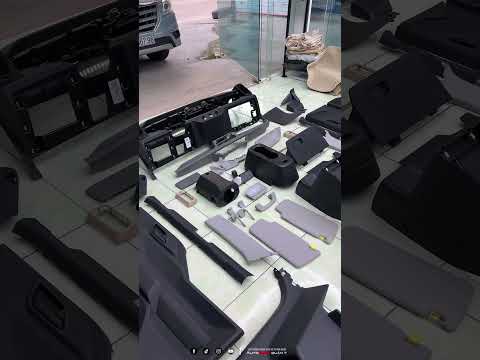 Vinfast VF3 đổi màu nội thất full nội thất Hồng phối Nâu siêu đẹp mắt.