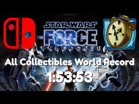 (Current WR) Star Wars: The Force Unleashed - All Collectibles 1:53:53 (Switch)