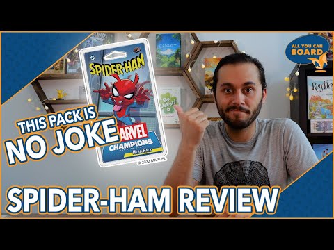 Spider-Ham Pack Review | Marvel Champions | This is a VERY Powerful Hero! (No Joke!)