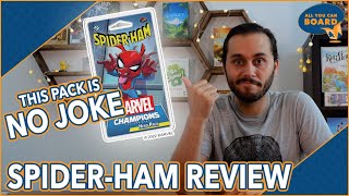 Spider-Ham Pack Review | Marvel Champions | This is a VERY Powerful Hero! (No Joke!)