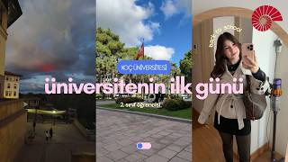 okulun ilk günü vlog! 🏫 | koç üniversitesi 2. sınıfın ilk günü