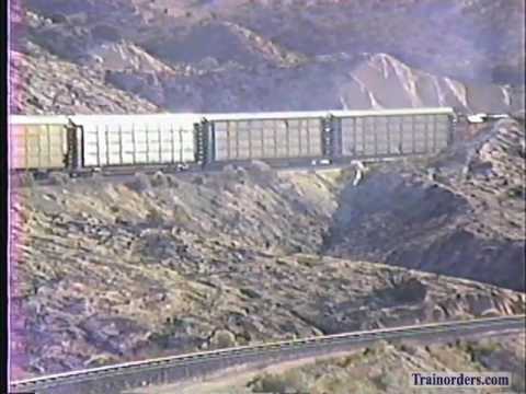 Classic Railroad Series 263 - Santa Fe on Cajon Pass witj Caboose November 11, 1989