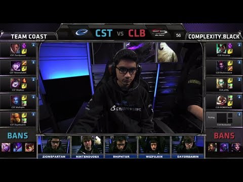 Coast vs compLexity.Black Game 1 | S4 NA LCS Summer Promotion Tournament | CST vs CLB G1