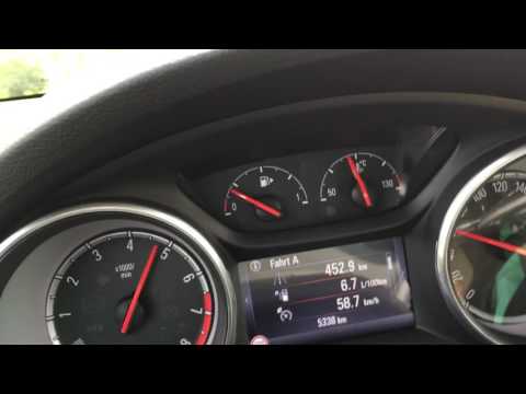 Opel Astra K 1.6 SIDI 0-100