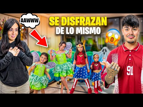 WE DRESS OUR DAUGHTERS UP THE SAME AND THIS IS HOW WE REACT 😱😍