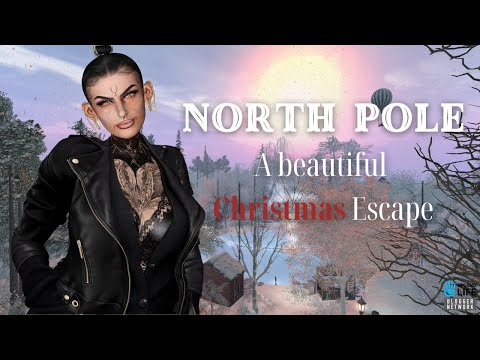 Let's explore North Pole - a beautiful Christmas Escape in Second Life 🎅