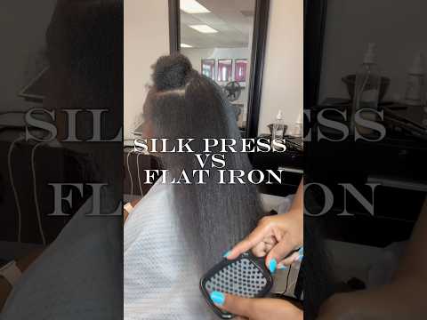 Silk Press vs Flat Iron | ToyaJTV
