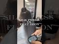 Silk Press Vs Flat Iron ToyaJTV