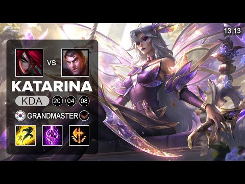 Katarina vs  Jayce Mid - KR Grandmaster - Patch 13.13 Season 13