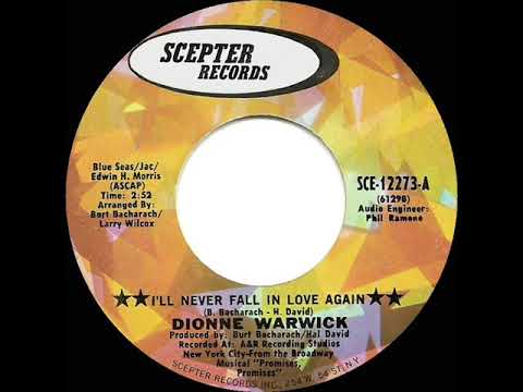 1970 HITS ARCHIVE: I’ll Never Fall In Love Again - Dionne Warwick (mono 45--#1 A/C)