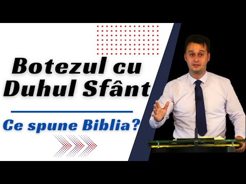 Botezul cu Duhul Sfânt: Ce  spune Biblia? | Timotei Tătar