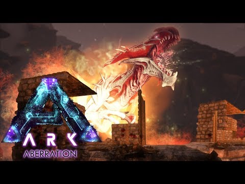 ARK Aberration - IT'S A WARNING! Surviving & Exploring The Surface, ALPHA REAPER ATTACK! - Gameplay