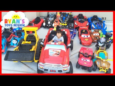 HUGE POWER WHEELS COLLECTIONS Ride On Cars for Kids Compilations  Part 1