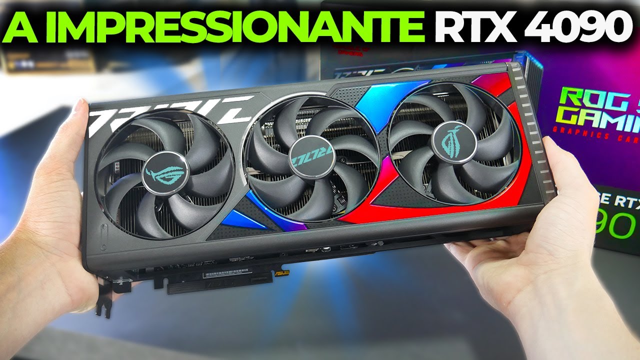 A RTX 4090 É INSANA, GRANDE E PODEROSA! JOGANDO EM 4K NO ULTRA - ANÁLISE DO MODELO ROG
