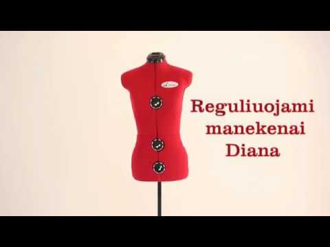 Diana D reguliuojamas manekenas video
