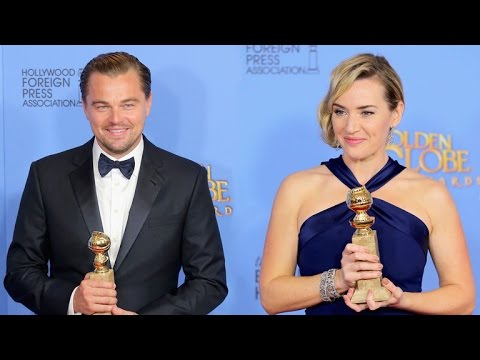 Kate Winslet and Leonardo DiCaprio's Golden Globes Reunion Was Too Cute
