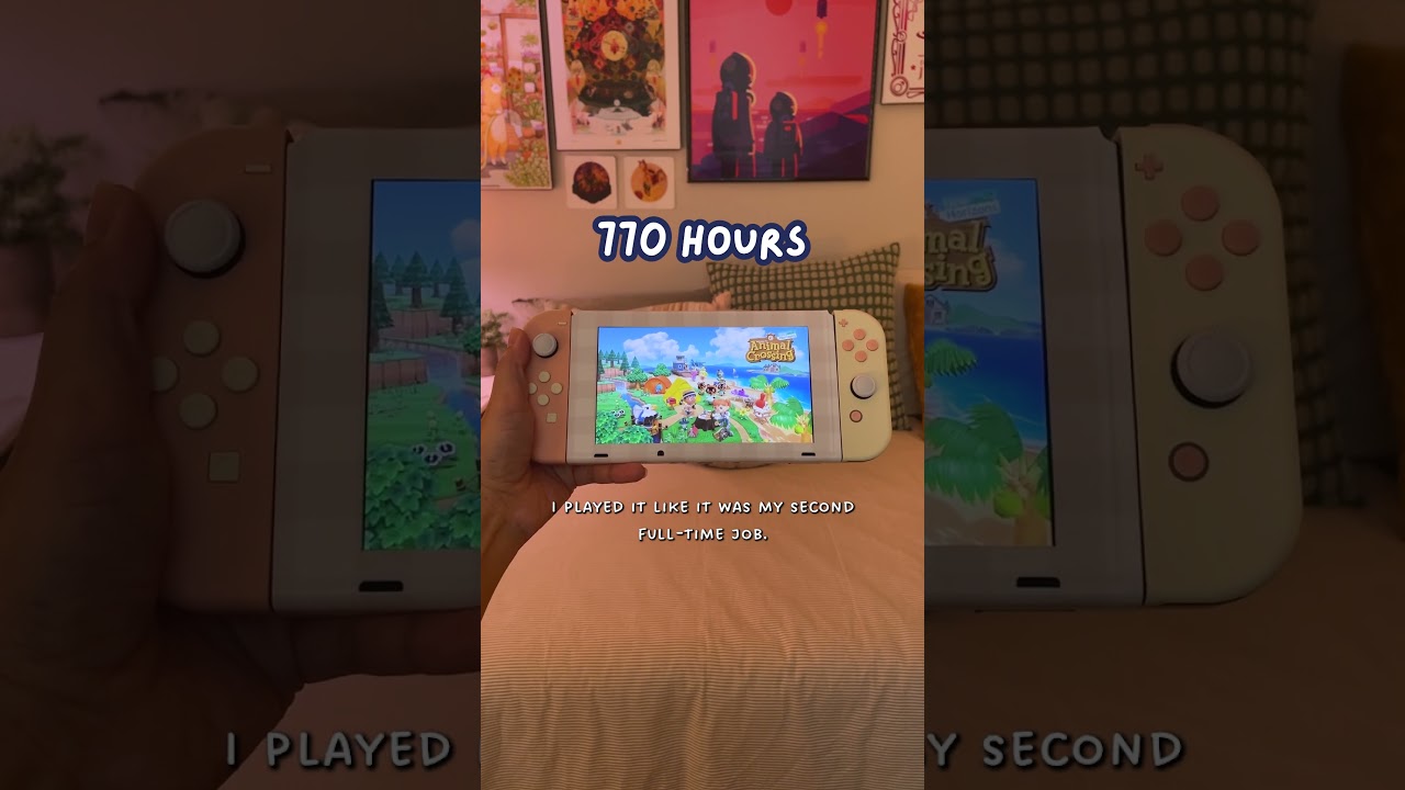 most played switch games (770 hrs+) #cozygamer #gaming #nintendoswitch