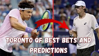 Toronto Tennis Alex De Minaur vs. Ben Shelton and Taylor Fritz vs. Andrey Rublev Predictions