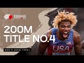 Noah Lyles Wins His 4th Consecutive 200m Title World Athletics Championships Tokyo 25