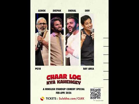 CHAAR LOG KYA KAHENGE!? ???? | Hinglish Stand-Up Comedy | Bay Area LIVE