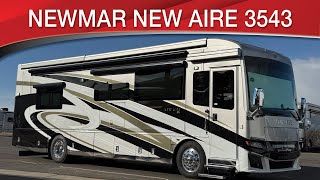 A preview image of the linked video showcasing 2022 Newmar New Aire 3543