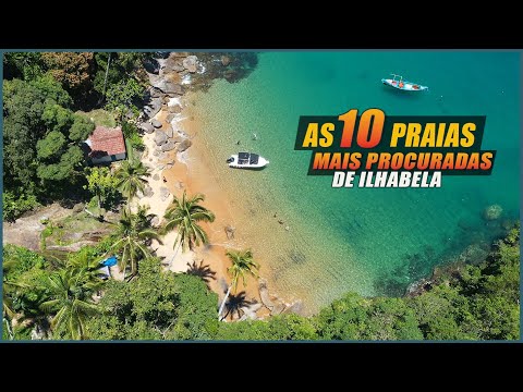 As 10 praias mais procuradas de Ilhabela
