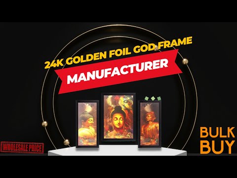 Golden Foil Yantra Frame