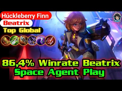 86,4% Winrate Beatrix Space Agent Play || Gameplay [Húckleberry Finn] Full Build Marksman ..